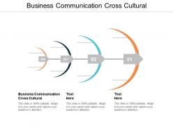 Business communication cross cultural ppt powerpoint presentation summary cpb