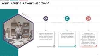 Business Communication Definition Process And Basic Elements Training Ppt