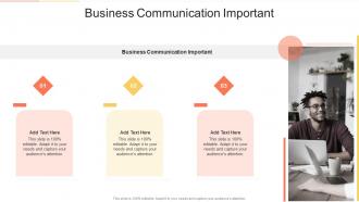 Business Communication Important In Powerpoint And Google Slides Cpb