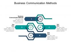 Business communication methods ppt powerpoint presentation file inspiration cpb