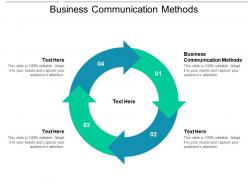 Business communication methods ppt powerpoint presentation portfolio objects cpb