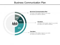Business communication plan ppt powerpoint presentation show cpb