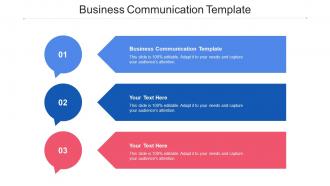 Business Communication Template Ppt Powerpoint Presentation Gallery Files Cpb