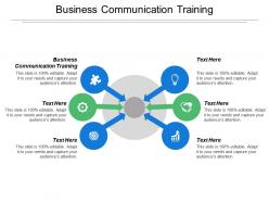 Business communication training ppt powerpoint presentation model example cpb