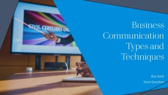 Business Communication Types And Techniques PPT Structure AT