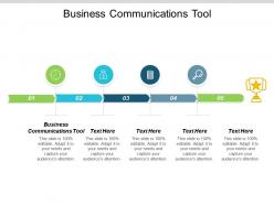 Business communications tool ppt powerpoint presentation pictures slides cpb