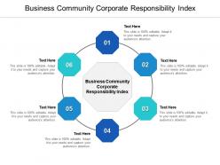 Business community corporate responsibility index ppt powerpoint presentation styles cpb