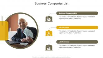 Business Companies List In Powerpoint And Google Slides Cpb