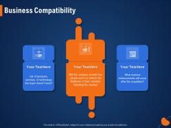 Business compatibility likelihood ppt powerpoint presentation infographic template images