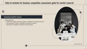 Business Competition Assessment Guide For Market Research Powerpoint Presentation Slides MKT CD V Slides Multipurpose