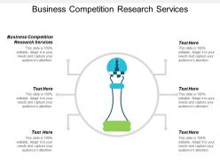 Business competition research services ppt powerpoint presentation file ideas cpb