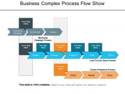 Business complex process flow show powerpoint slide inspiration