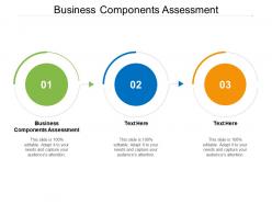 Business components assessment ppt powerpoint presentation infographic template design ideas cpb