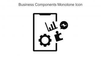 Business Components Monotone Icon In Powerpoint Pptx Png And Editable Eps Format