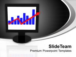 Business computer presentation bar graph success powerpoint templates ppt themes and graphics 0113