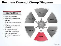 Business concept group diagram 5