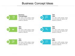 Business concept ideas ppt powerpoint presentation layouts diagrams cpb