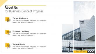 Business Concept Proposal Powerpoint Presentation Slides