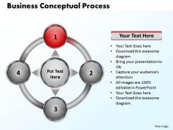 Business conceptual process powerpoint templates graphics slides 0712