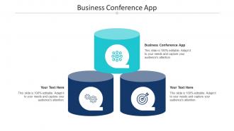 Business Conference App Ppt Powerpoint Presentation Professional Graphics Example Cpb