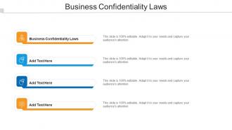 Business Confidentiality Laws In Powerpoint And Google Slides Cpb