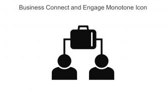 Business Connect And Engage Monotone Icon In Powerpoint Pptx Png And Editable Eps Format