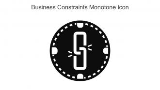 Business Constraints Monotone Icon In Powerpoint Pptx Png And Editable Eps Format
