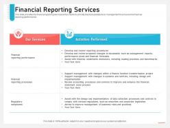 Business consulting and advisory services financial reporting services ppt inspiration outfit