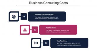 Business Consulting Costs Ppt Powerpoint Presentation Pictures Infographic Template Cpb