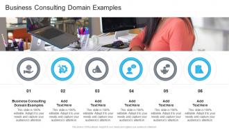 Business Consulting Domain Examples In Powerpoint And Google Slides Cpb
