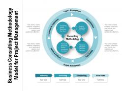 Business consulting methodology model for project management