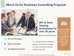 Business Consulting Proposal Powerpoint Presentation Slides