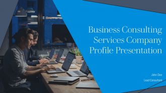 Business Consulting Services Company Profile Presentation PPT Example AT