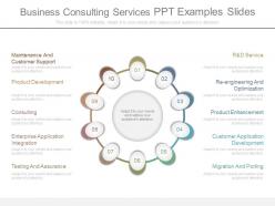 Business consulting services ppt examples slides