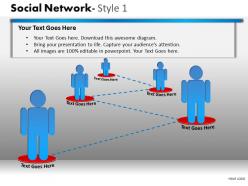 27000939 style hierarchy social 1 piece powerpoint presentation diagram infographic slide