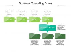 Business consulting styles ppt powerpoint presentation slides graphics template cpb