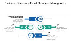 Business consumer email database management ppt powerpoint presentation portfolio background images cpb