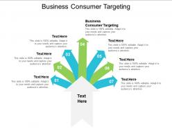 Business consumer targeting ppt powerpoint presentation gallery infographic template cpb