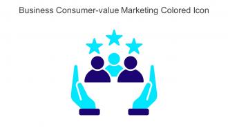 Business Consumer Value Marketing Colored Icon In Powerpoint Pptx Png And Editable Eps Format
