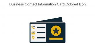 Business Contact Information Card Colored Icon In Powerpoint Pptx Png And Editable Eps Format