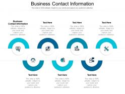 Business contact information ppt powerpoint presentation file gridlines cpb