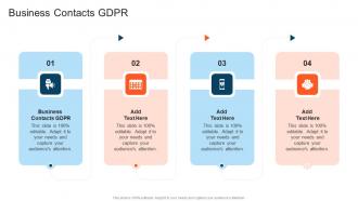 Business Contacts GDPR In Powerpoint And Google Slides Cpb