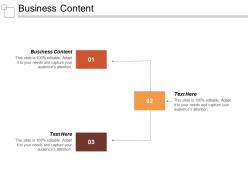 Business content ppt powerpoint presentation ideas structure cpb