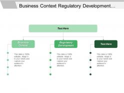 Business context regulatory development planning resources allocation direct services