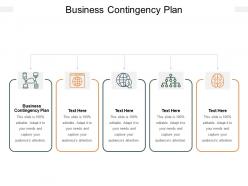 Business contingency plan ppt powerpoint presentation show example cpb