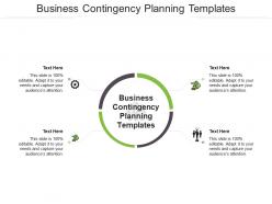 Business contingency planning templates ppt powerpoint presentation gallery shapes cpb