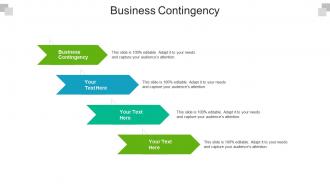 Business contingency ppt powerpoint presentation designs cpb