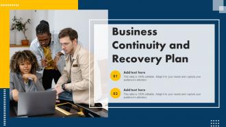 Business Continuity And Recovery Plan Ppt Powerpoint Presentation File Portfolio