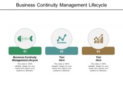 Business continuity management lifecycle ppt powerpoint presentation file ideas cpb