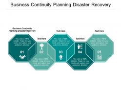 Business continuity planning disaster recovery ppt powerpoint presentation show vector cpb